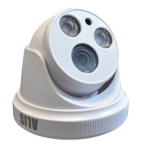 Видеокамера ALIS IP CAD-1199P-POE-MIC-2mpx-2.8mm (white) 2 mpx/90°/цветная/купольная/внут/ИК под