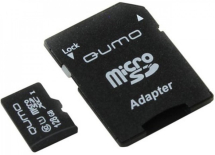 Карта памяти micro SD 128GB Qumo class 10 UHS-I U3 adp BL, с адаптером