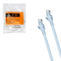 Патч-корд UTP кат.6е, длина 1.5м, серый