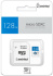 Карта памяти micro SD 128Gb SmartBuy class 10 BLUE с адаптером UHS-I