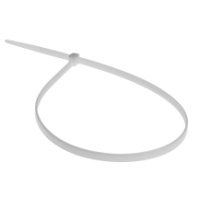Стяжка 4.8х400мм, 100 штук, ProConnect 57-0400, белый нейлон  (100 шт/уп)
