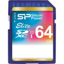 Карта памяти SD 64Gb Silicon Power Elite class 10 н/р